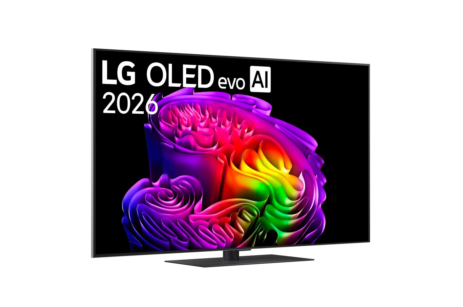 Foto inclinata TV OLED55G66LS 2026